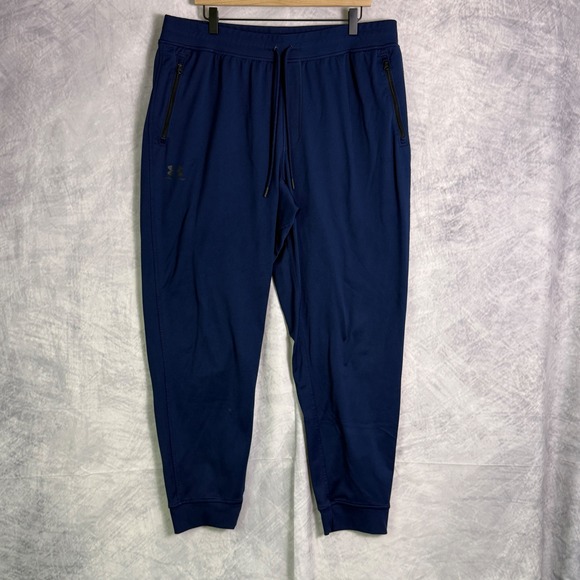 Under Armour Mens sz XXL 2XL ColdGear Loose Fit Jogger Sweatpants Zip Pockets - Picture 1 of 8